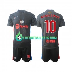 FC Barcelona Ronaldinho 10 Away Football Shirts 2024-2025 Kids LS