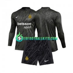 Inter Milan Goalkeeper Third Football Shirts 2024-2025 Kids SS