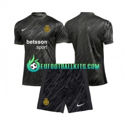 Inter Milan Goalkeeper Third Football Shirts 2024-2025 Kids LS