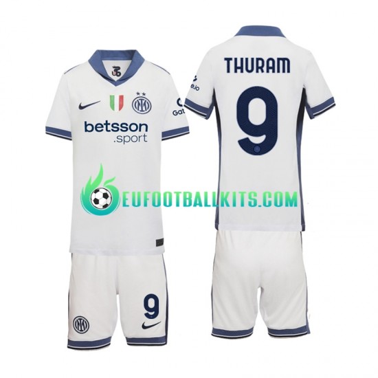 Inter Milan Marcus Thuram 9 Away Football Shirts 2024-2025 Kids LS