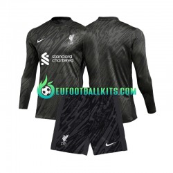 Liverpool Goalkeeper Home Football Shirts 2024-2025 Kids SS