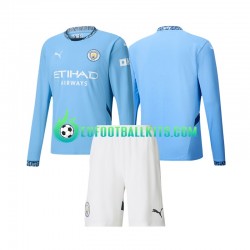 Manchester City Home Football Shirts 2024-2025 Kids SS