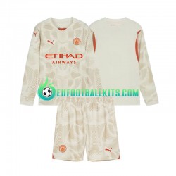 Manchester City Goalkeeper Third Football Shirts 2024-2025 Kids SS