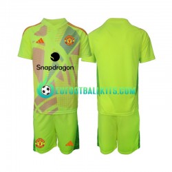 Manchester United Goalkeeper Away Football Shirts 2024-2025 Kids LS