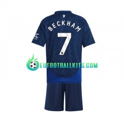 Manchester United Beckham 7 Away Football Shirts 2024-2025 Kids LS