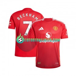 Manchester United Beckham 7 Home Football Shirts 2024-2025 Men LS