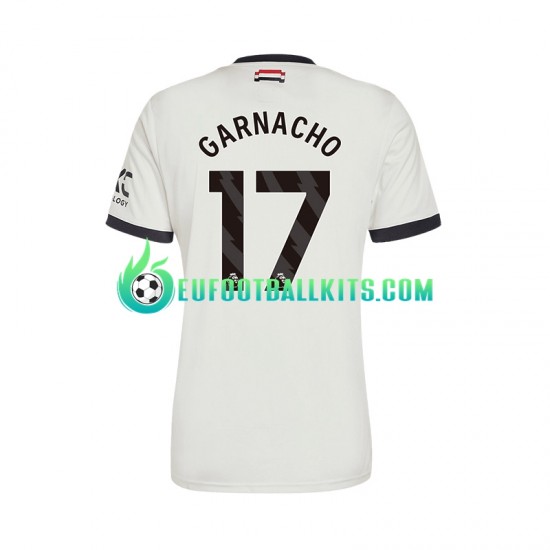 Manchester United GARNACHO 17 Third Football Shirts 2024-2025 Men LS