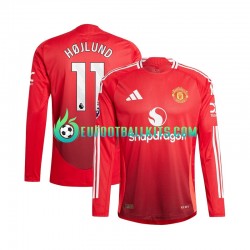 Manchester United Rasmus Hojlund 11 Home Football Shirts 2024-2025 Men SS
