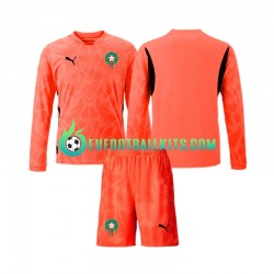 Morocco Goalkeeper Home Football Shirts 2024 Kids SS