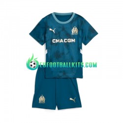 Olympique de Marseille Away Football Shirts 2024-2025 Kids LS