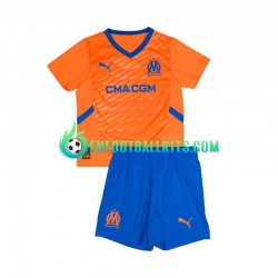 Olympique de Marseille Third Football Shirts 2024-2025 Kids LS