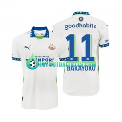 PSV Eindhoven Johan Bakayoko 11 Away Football Shirts 2024-2025 Men LS