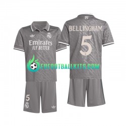 Real Madrid Bellingham 5 Third Football Shirts 2024-2025 Kids LS