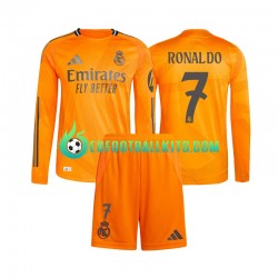Real Madrid Cristiano Ronaldo 7 Away Football Shirts 2024-2025 Kids SS