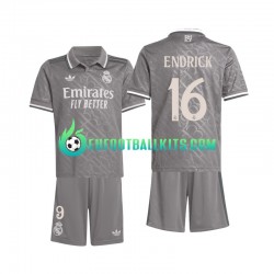 Real Madrid Endrick 16 Third Football Shirts 2024-2025 Kids LS