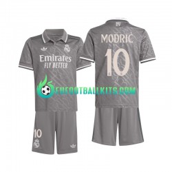 Real Madrid Modric 10 Third Football Shirts 2024-2025 Kids LS