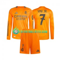 Real Madrid Vinicius Junior 7 Away Football Shirts 2024-2025 Kids SS
