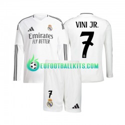 Real Madrid Vinicius Junior 7 Home Football Shirts 2024-2025 Kids SS