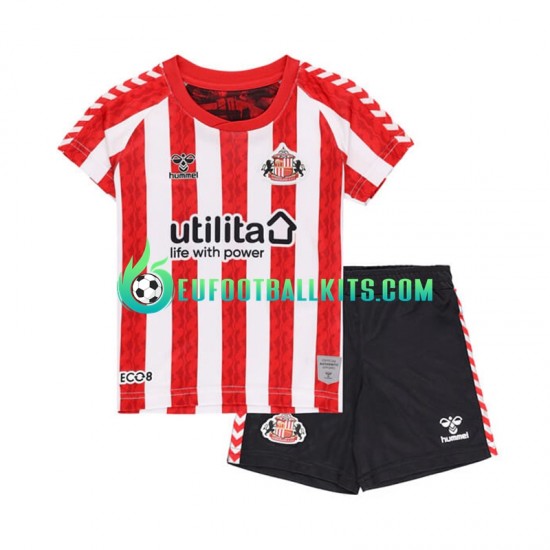 Sunderland Home Football Shirts 2024-2025 Kids LS