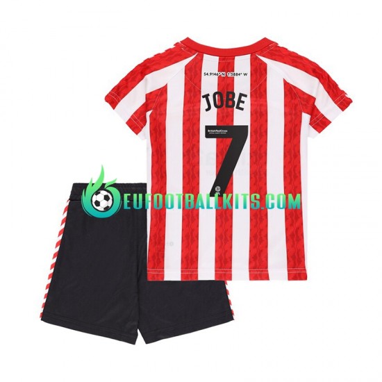 Sunderland Jobe Bellingham 7 Home Football Shirts 2024-2025 Kids LS